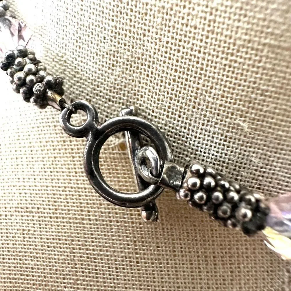 Handmade Artisan choker Necklace with Genuine Vintage Swarovski Crystals 💖 Ster
